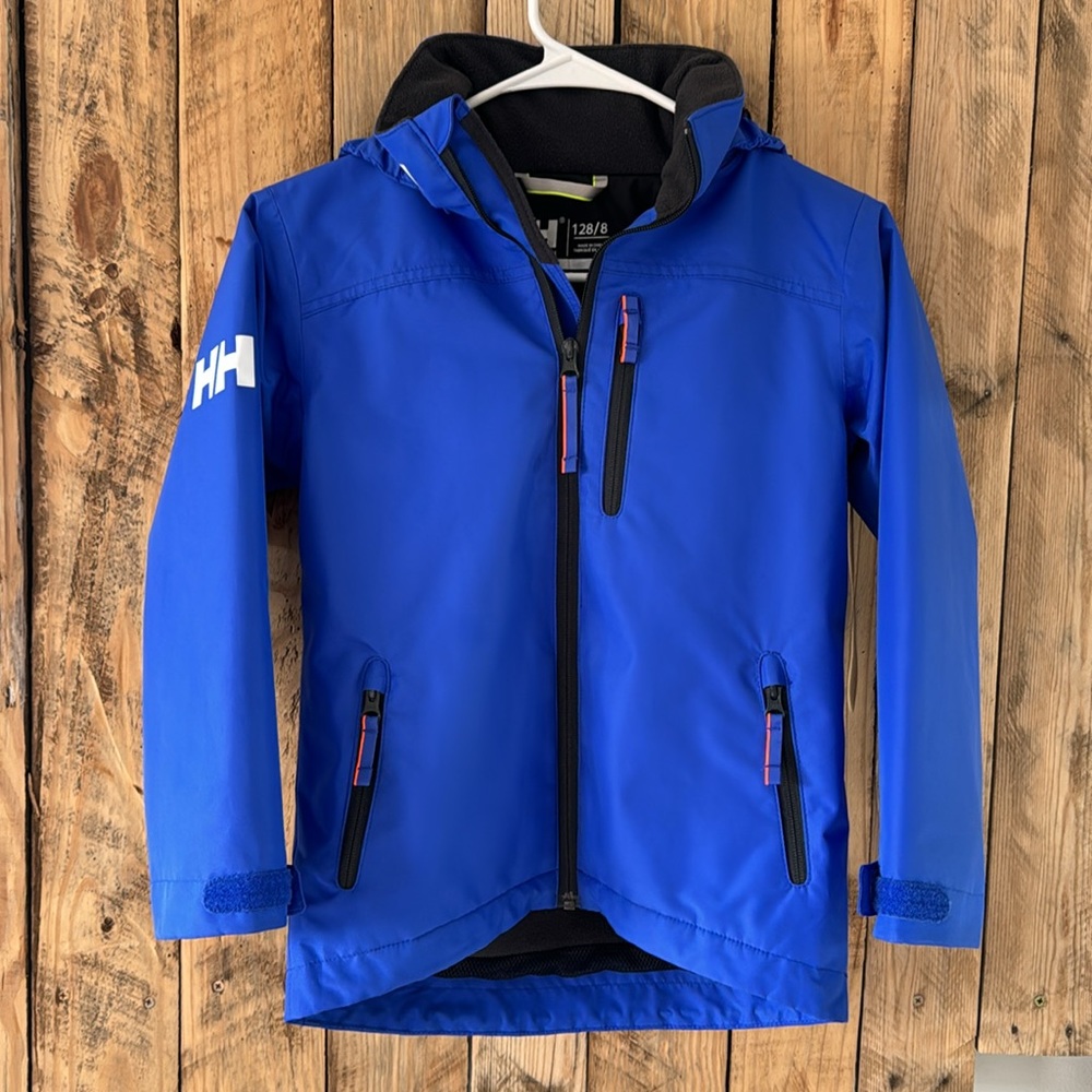 Helly Hansen Juniors / Kids Crew Midlayer Fleece Lined Sailing Jacket Size 8